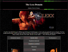 Tablet Screenshot of lexxdomain.com